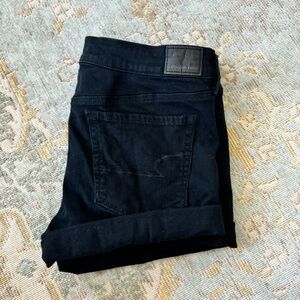 Vintage American Eagle Next Level Stretch Jean Shorts Sz12